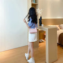 Summer Lace Floral Stitching Shoulder Bag