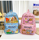 Cute Large Capacity Capybara Backpack
