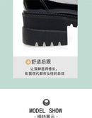 Spring Women British Style Shallow Patent Leather